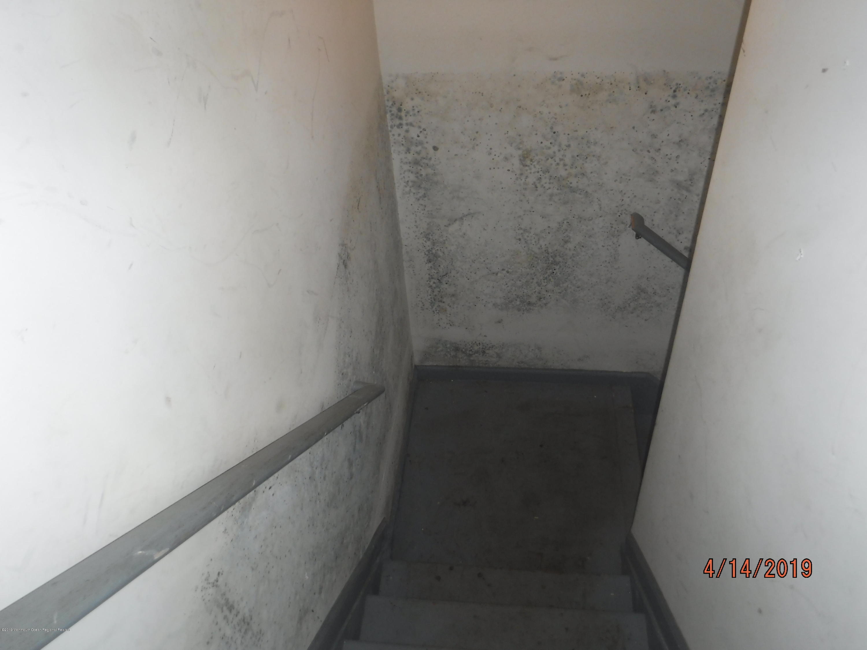 270 Butterfly Road Jackson, NJ 08527 - Photo 23 of 39 basement staircase with mold