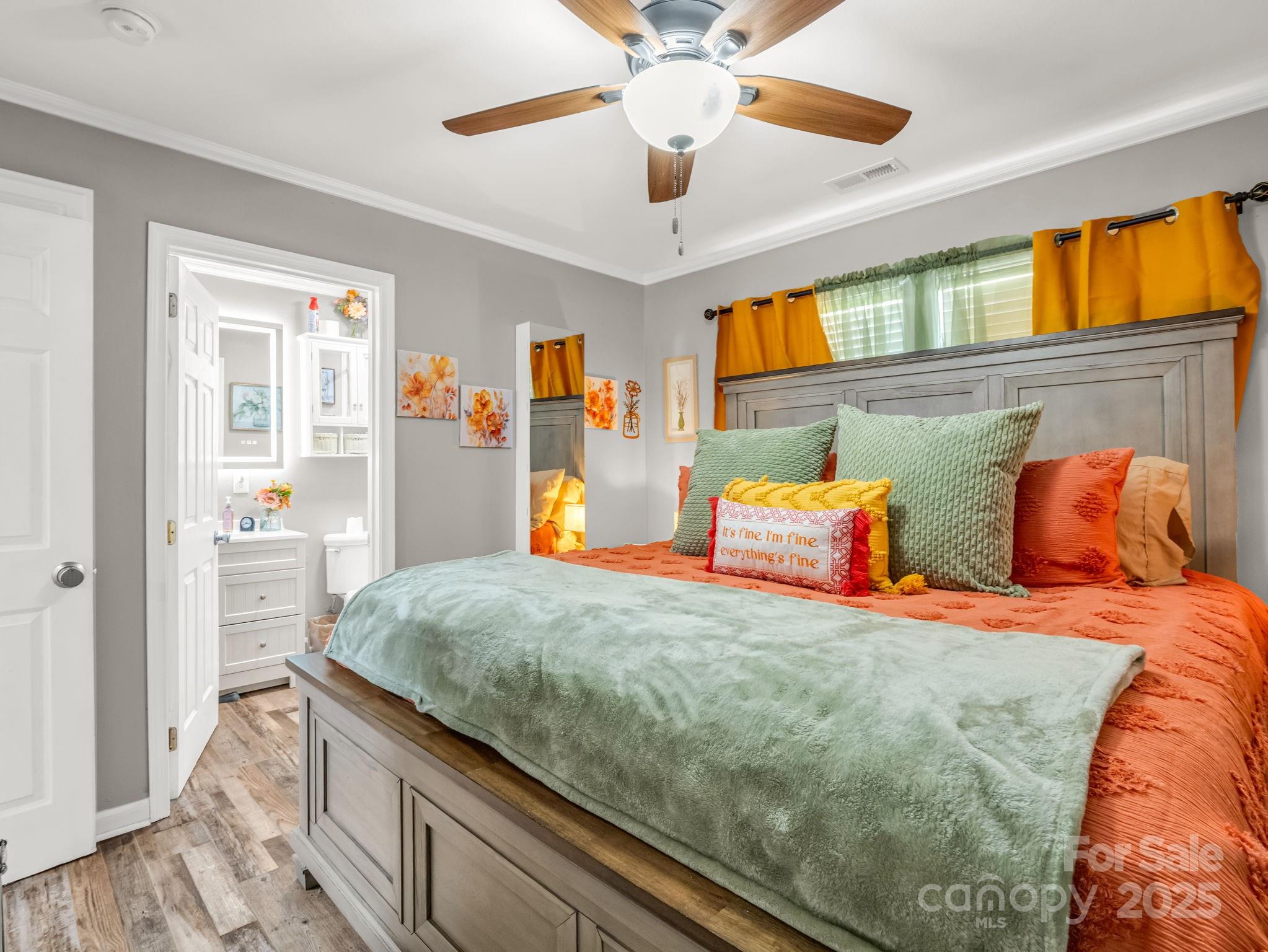 261 Faye Toney Road Mooresboro, NC 28114 - Photo 24 of 48 a bedroom with bed and window