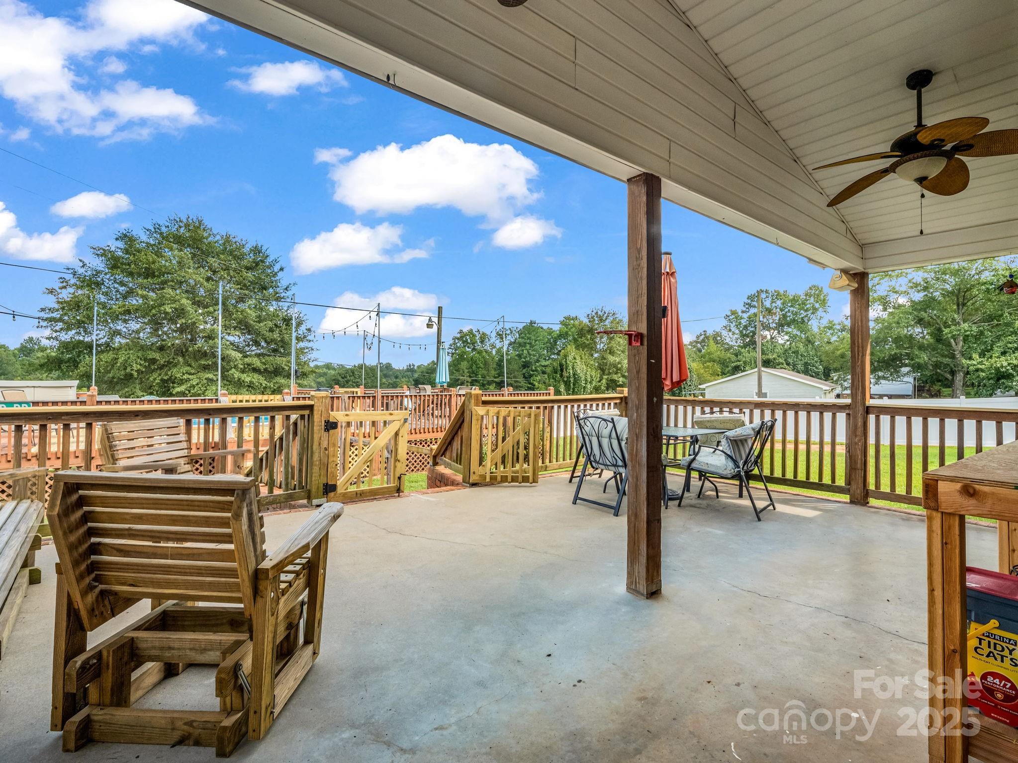 261 Faye Toney Road Mooresboro, NC 28114 - Photo 29 of 48 a view of a porch with furniture