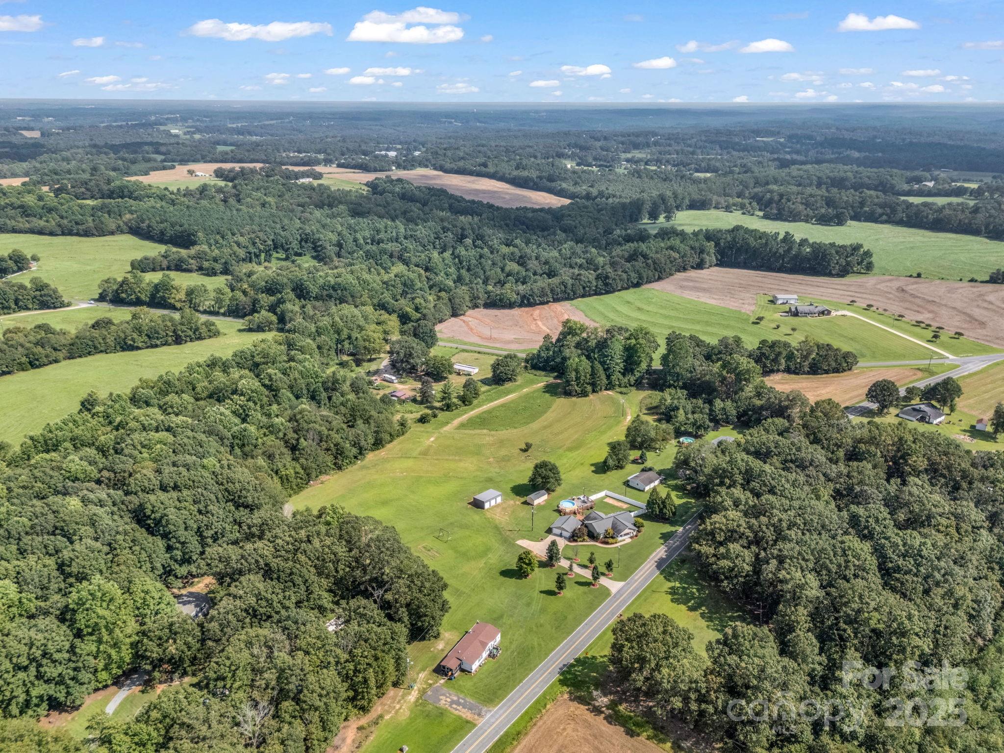 261 Faye Toney Road Mooresboro, NC 28114 - Photo 45 of 48 an aerial view of a house