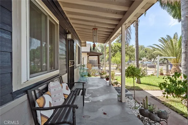 a view of an outdoor seating