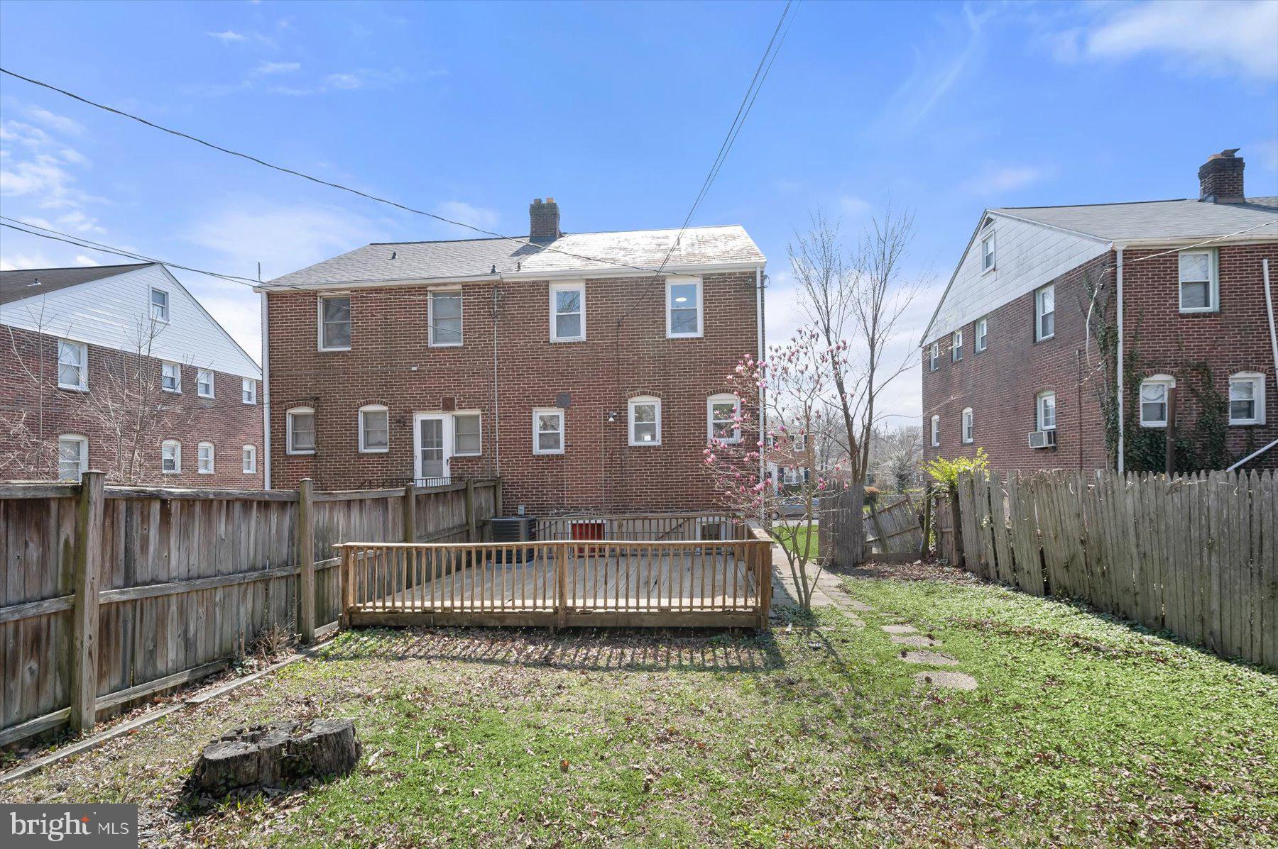 750 Charing Cross Road Baltimore, MD 21229 - Photo 24 of 29 Fenced-in rear yard w/ deck