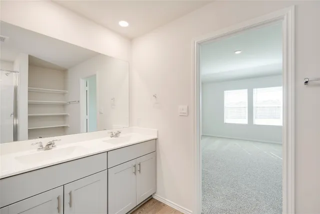 a view of an empty room