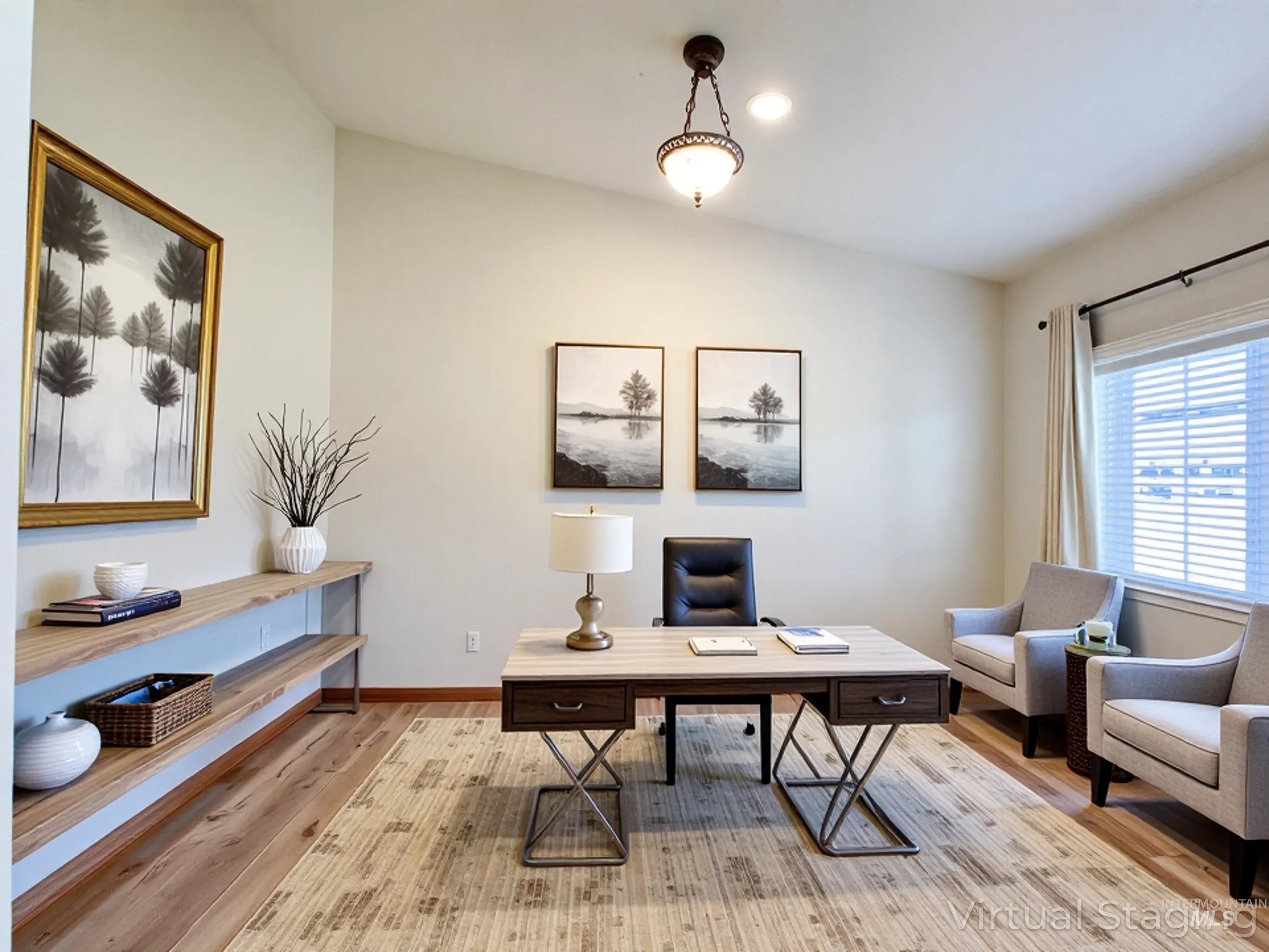 5231 North Morninggale Way Boise, ID 83713 - Photo 5 of 44 Home office with light wood finished floors and baseboards