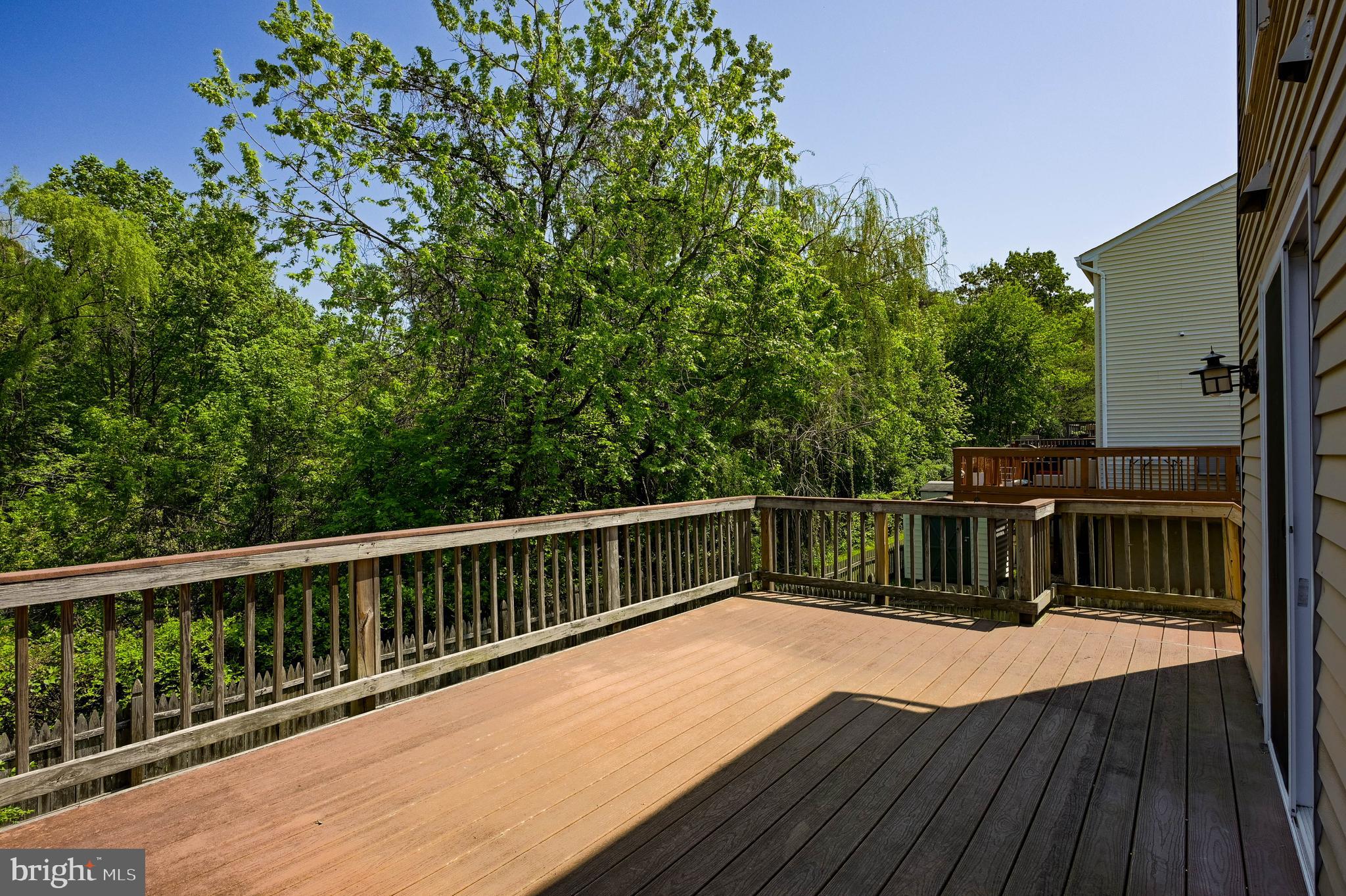 22 Morning Court Rosedale, MD 21237 - Photo 13 of 42 a view of balcony with wooden floor and fence
