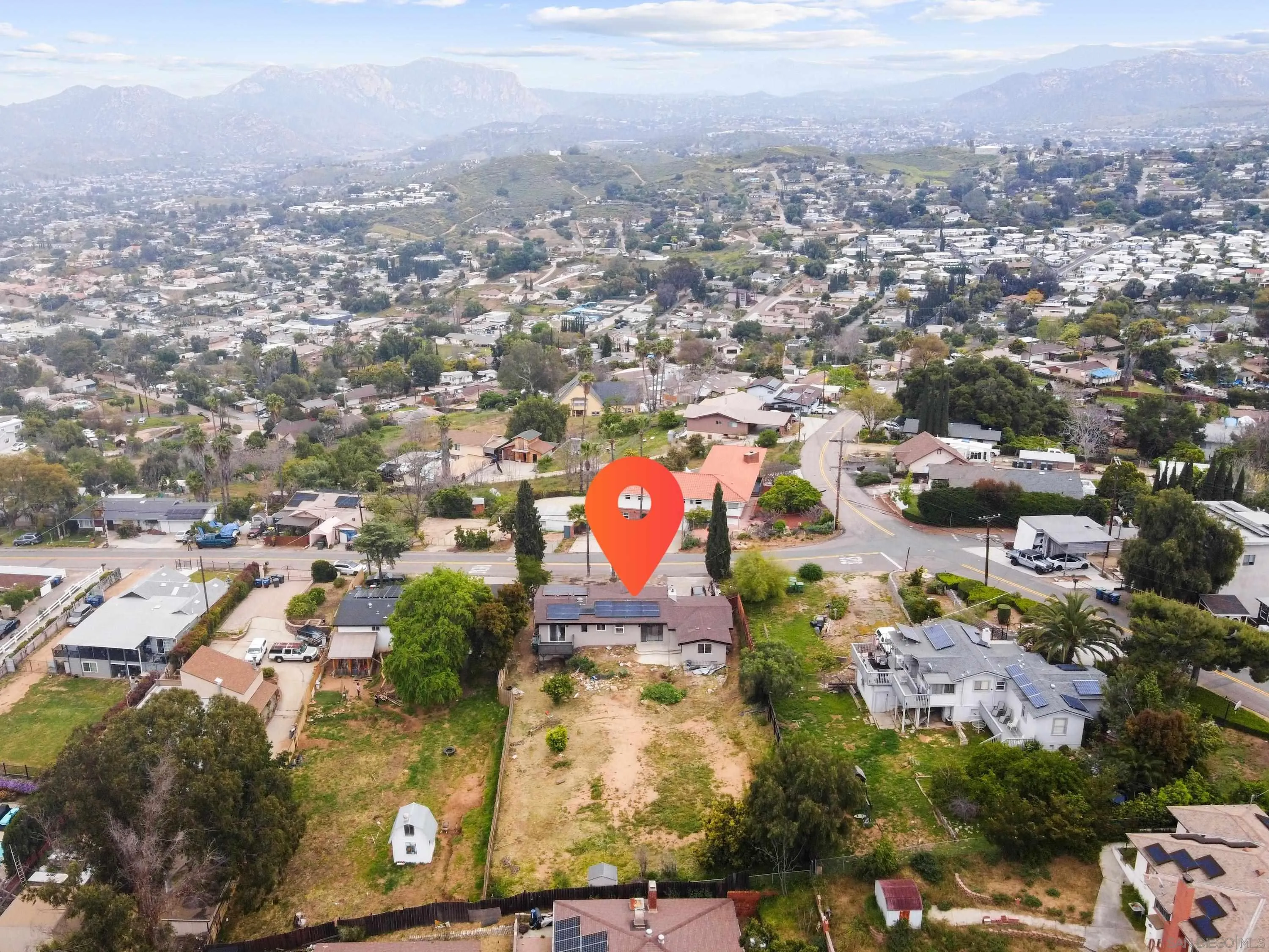 8612 Almond Road Lakeside, CA 92040 - Photo 29 of 30 an aerial view of residential building and lake