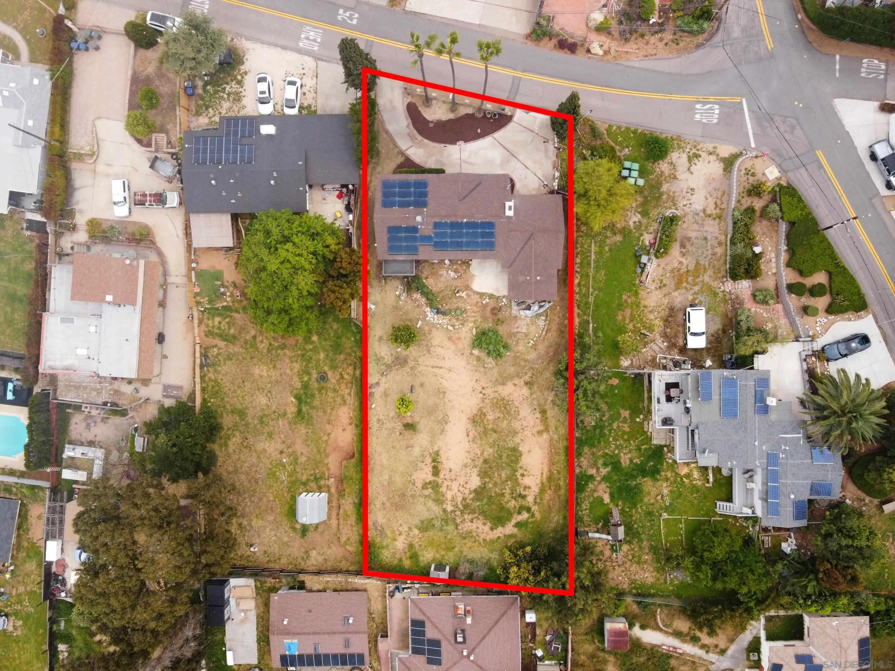 8612 Almond Road Lakeside, CA 92040 - Photo 4 of 30 an aerial view of a city
