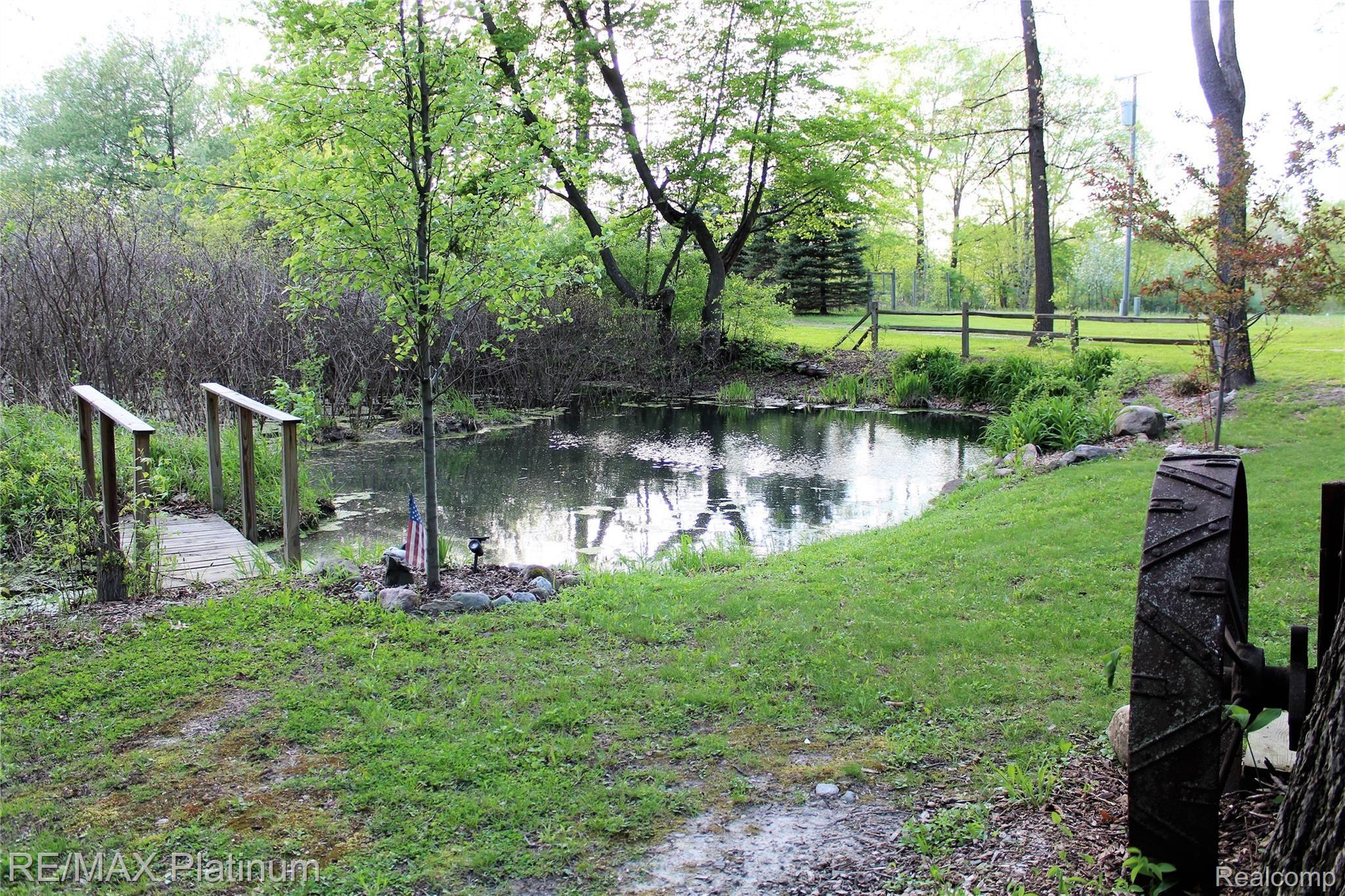 Relax by the pond and watch the sunset