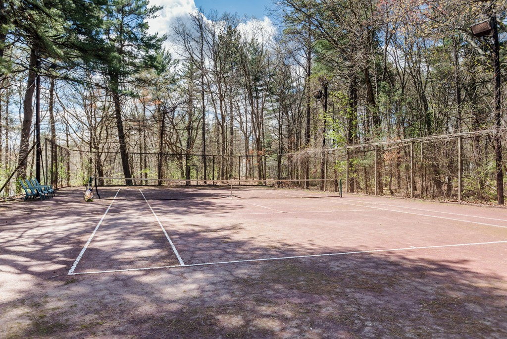 161 Raleigh Tavern Lane North Andover, MA 01845 - Photo 7 of 30 a row of trees with wooden fence