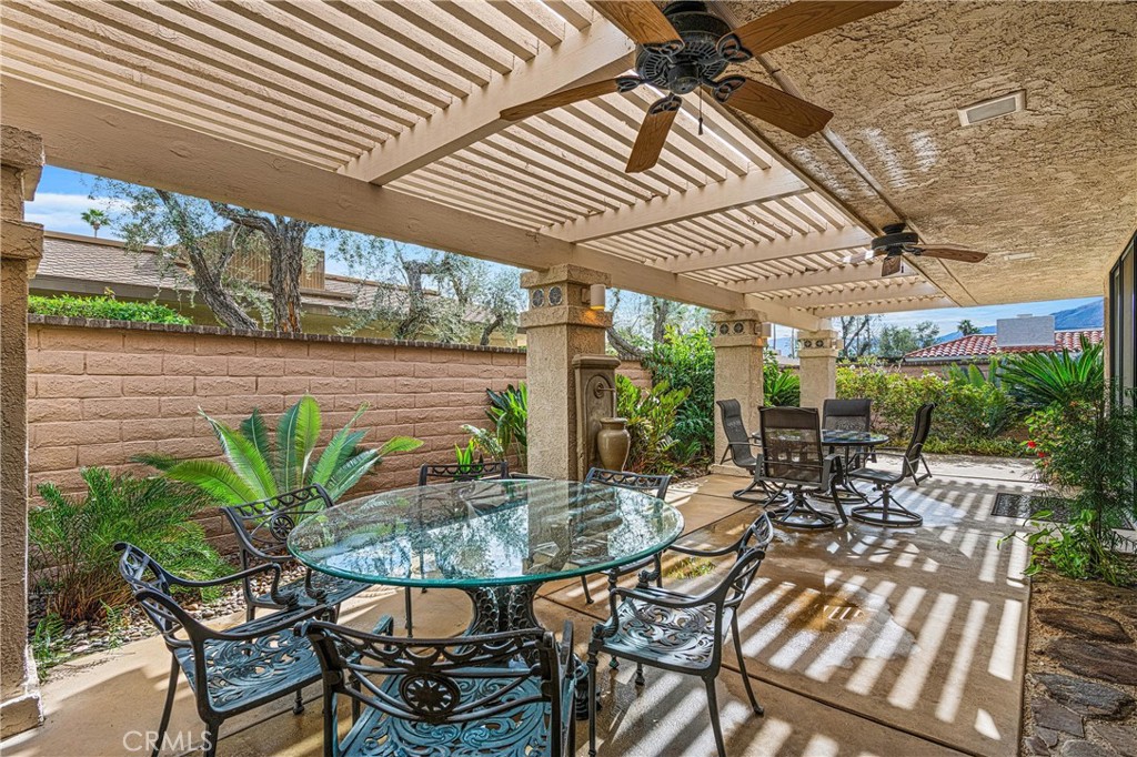 19 Cornell Drive Rancho Mirage, CA 92270 - Photo 27 of 52 a view of outdoor seating area with furniture