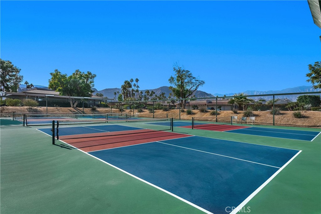 19 Cornell Drive Rancho Mirage, CA 92270 - Photo 45 of 52 a tennis court view