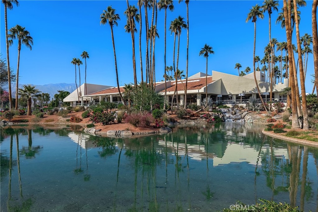 19 Cornell Drive Rancho Mirage, CA 92270 - Photo 48 of 52 a view of a lake with palm trees