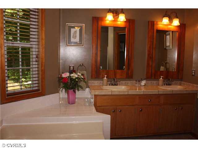 12103 Chatham Road Prince George, VA 23875 - Photo 10 of 18 Master Bath - Double vanities. Not shown are a separate shower and toilet closet.