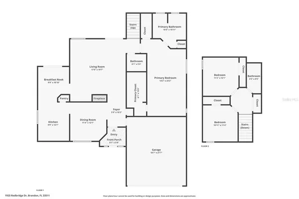 $410,000 | 1925 Redbridge Drive, Brandon, FL 33511