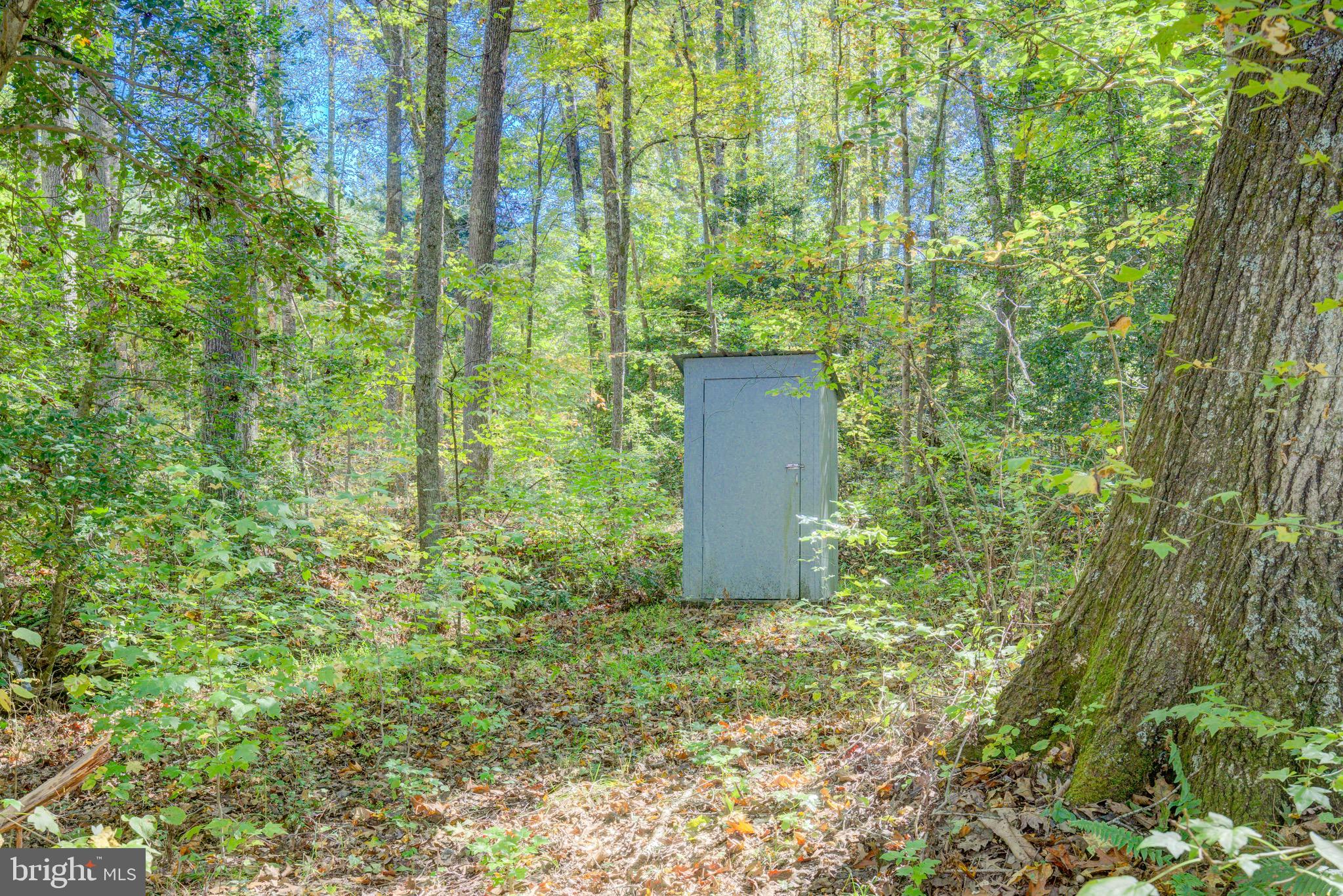 1421 Bohannon Road Bumpass, VA 23024 - Photo 44 of 55 Outhouse near hunting cabin