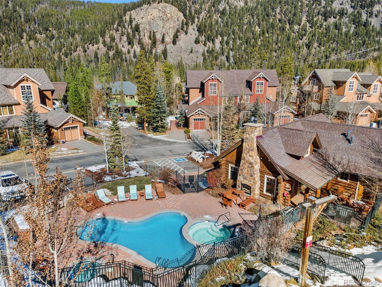 129 Tip Top Trail, Unit 6543 Dillon, CO 80435 - Photo 37 of 40 an aerial view of a house with outdoor space