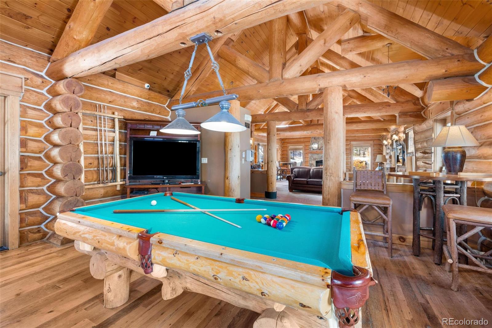 129 Tip Top Trail, Unit 6543 Dillon, CO 80435 - Photo 40 of 40 a room with pool table and windows