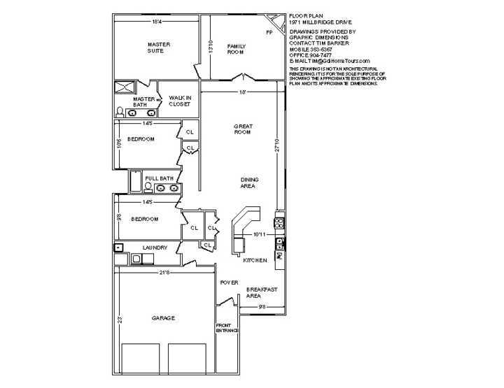 1971 Millbridge Road Salem, VA 24153 - Photo 15 of 15 Floor Plan