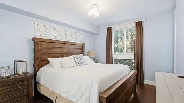a view of a room with lots of white flowers