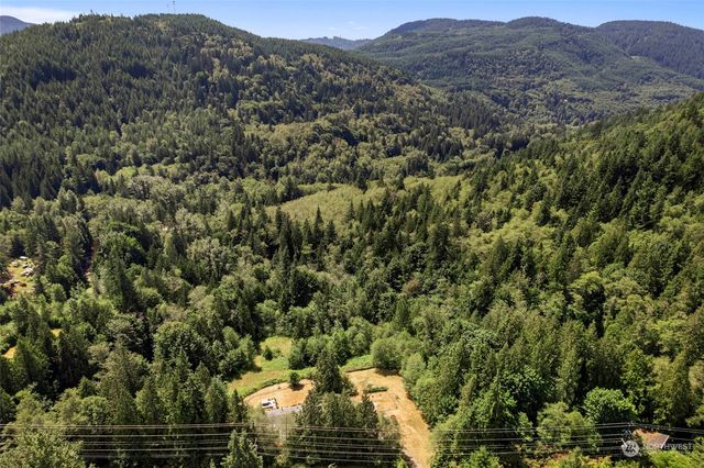 a view of a mountain in the distance