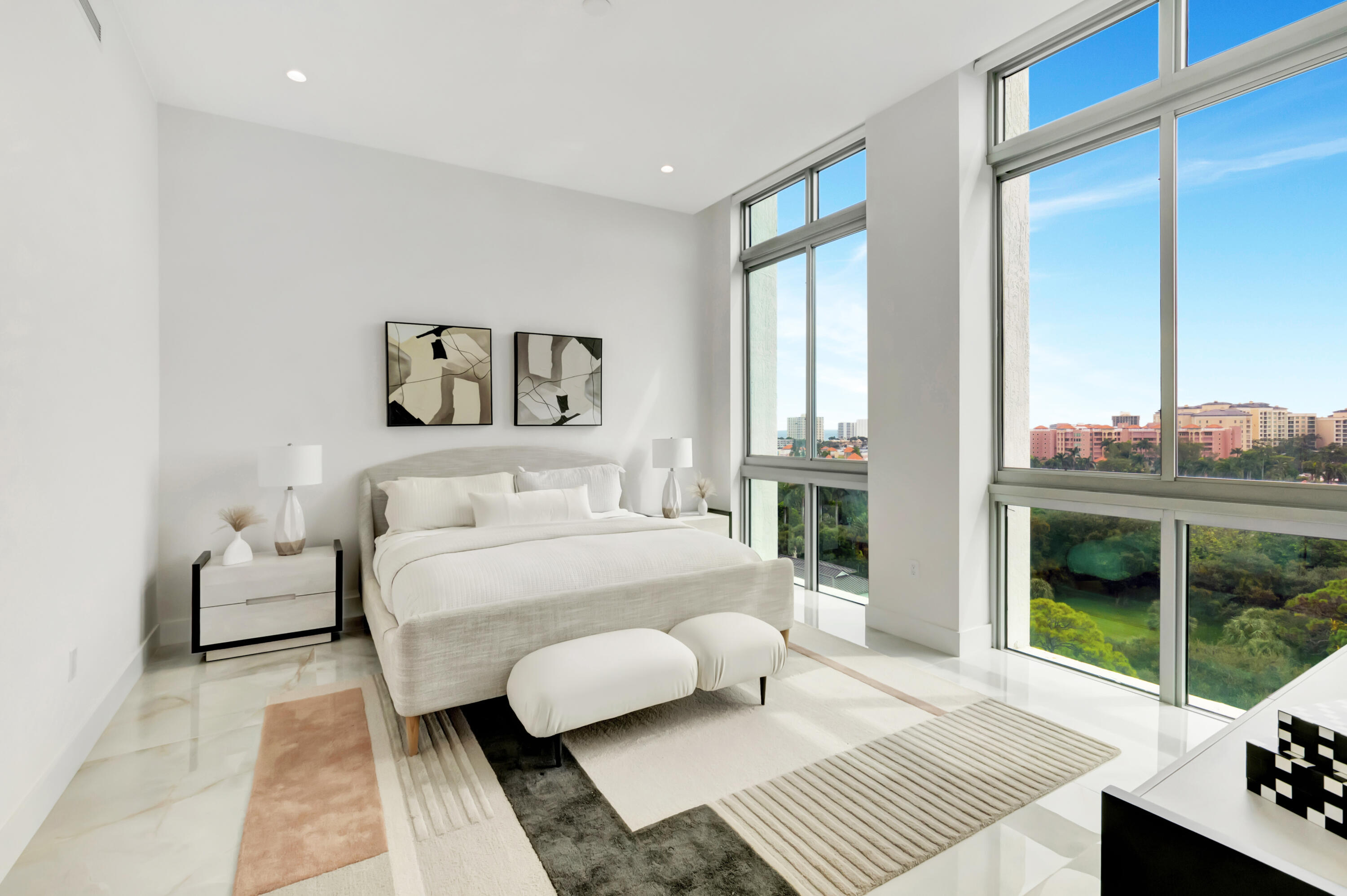 475 East Royal Palm Road, Unit PH 906 Boca Raton, FL 33432 - Photo 11 of 44 a bedroom with a bed and a window