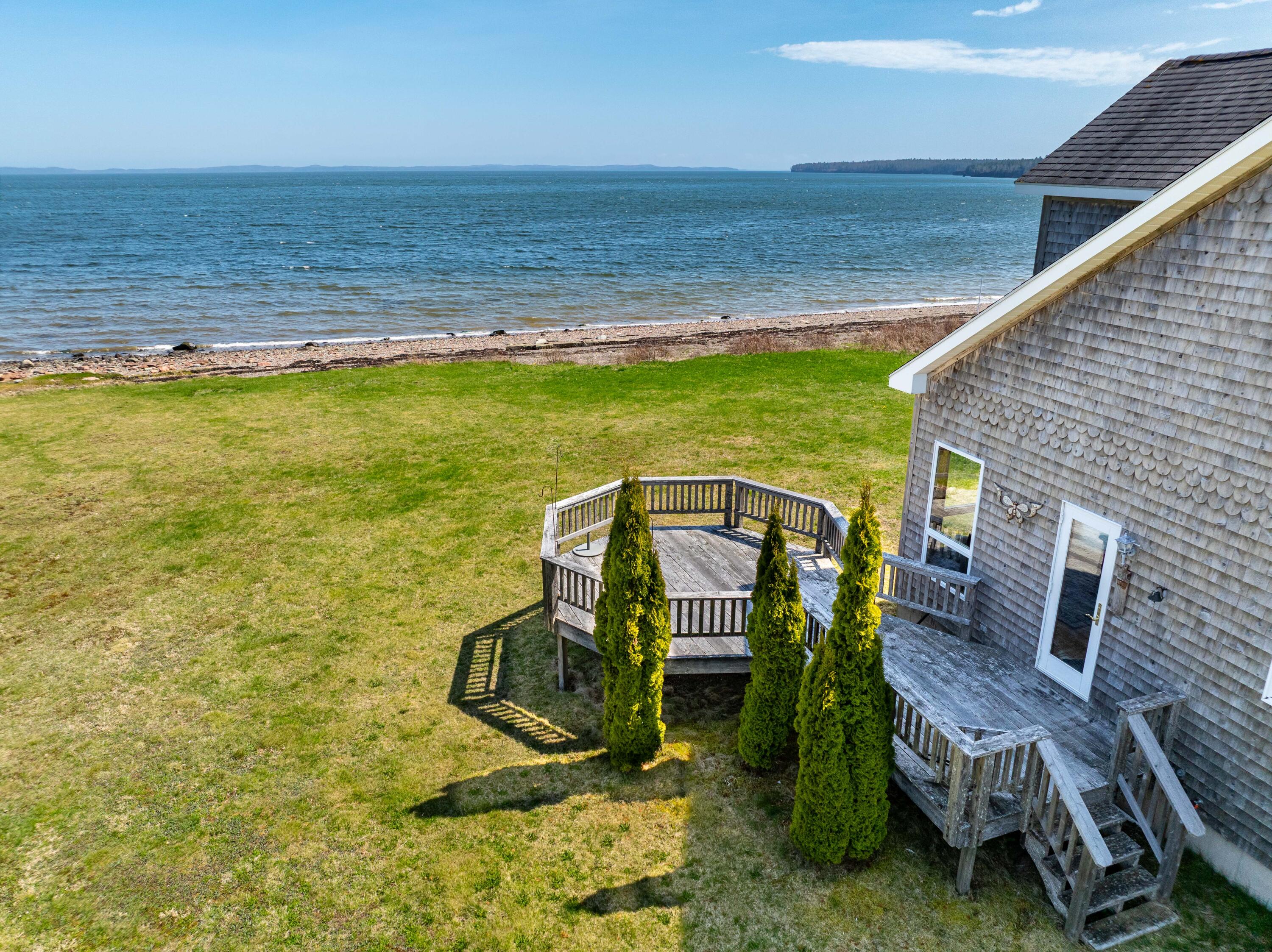 Looking towards waterfront