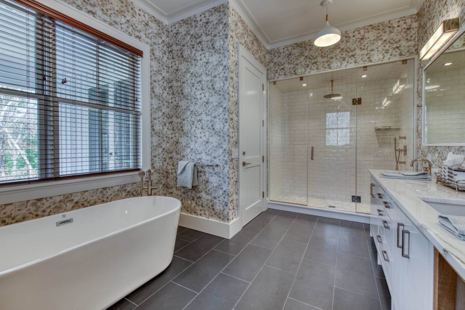 178 Bull Path East Hampton, NY 11937 - Photo 16 of 25 a large spacious bathroom with a tub shower and sink