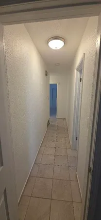 a view of hallway with window