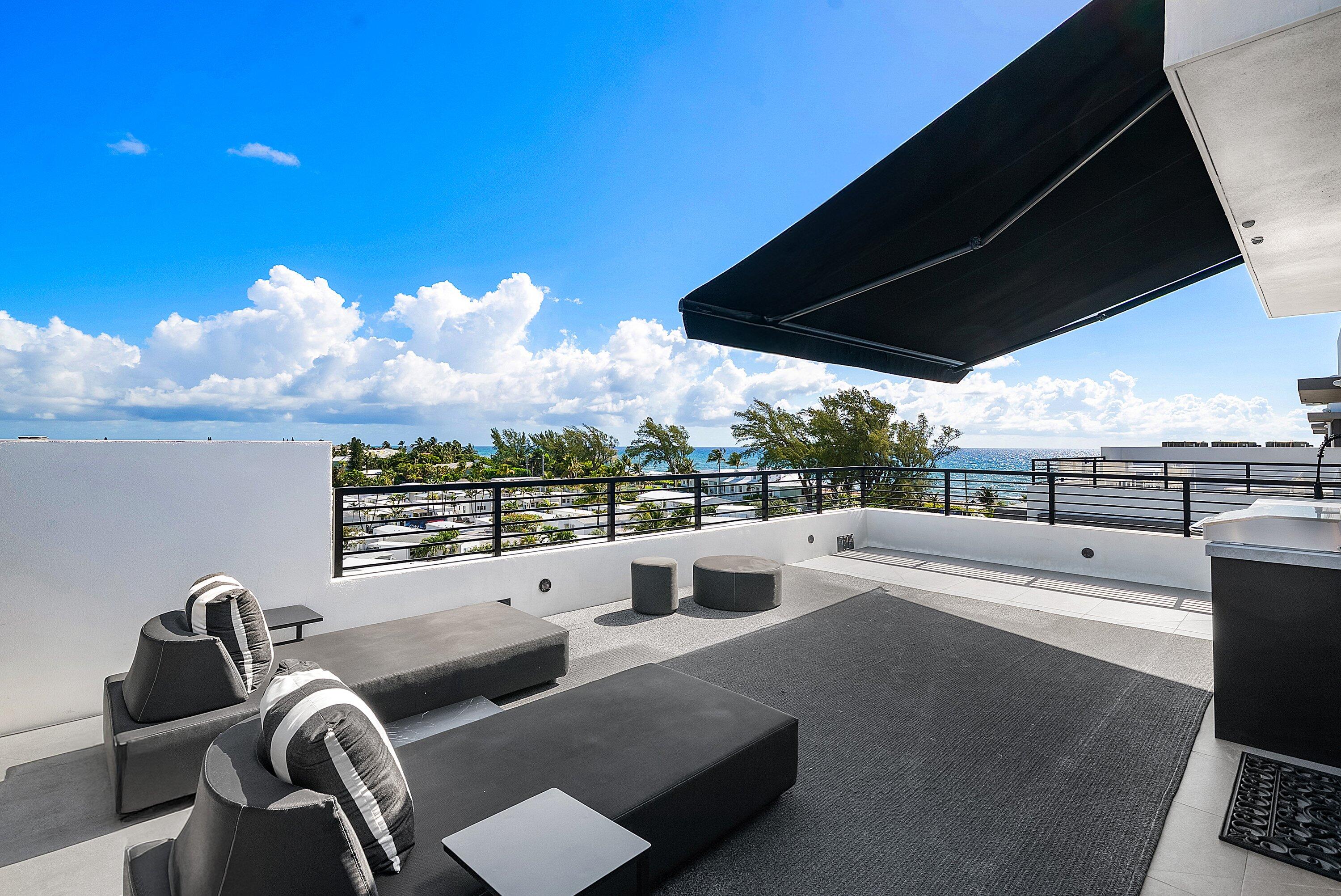 11501 Old Ocean Boulevard Ocean Ridge, FL 33435 - Photo 66 of 70 a view of balcony with furniture