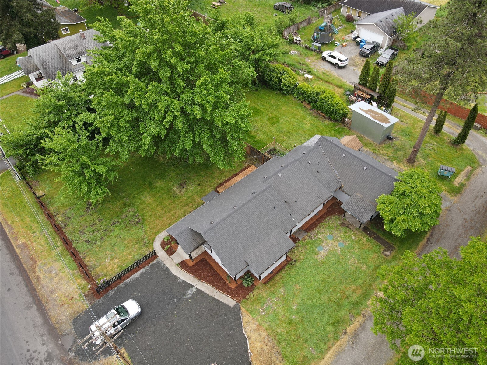 10341 184th Avenue Southwest Rochester, WA 98579 - Photo 14 of 36 an aerial view of a house