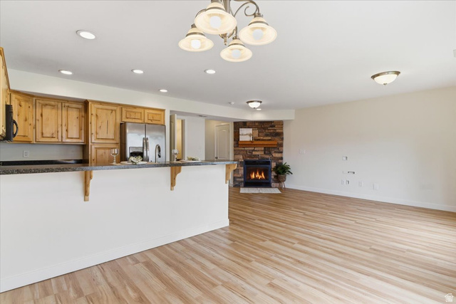 2082 Evans Cove Loop Layton, UT 84041 - Photo 6 of 25 kitchen/dining and family room combo