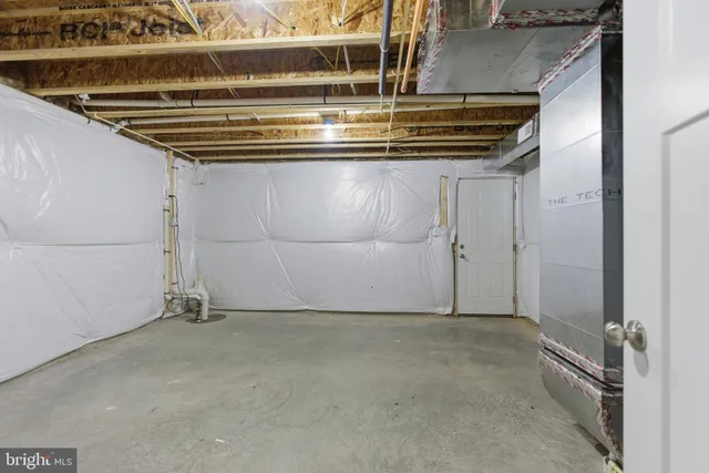a view of a balcony with wooden floor