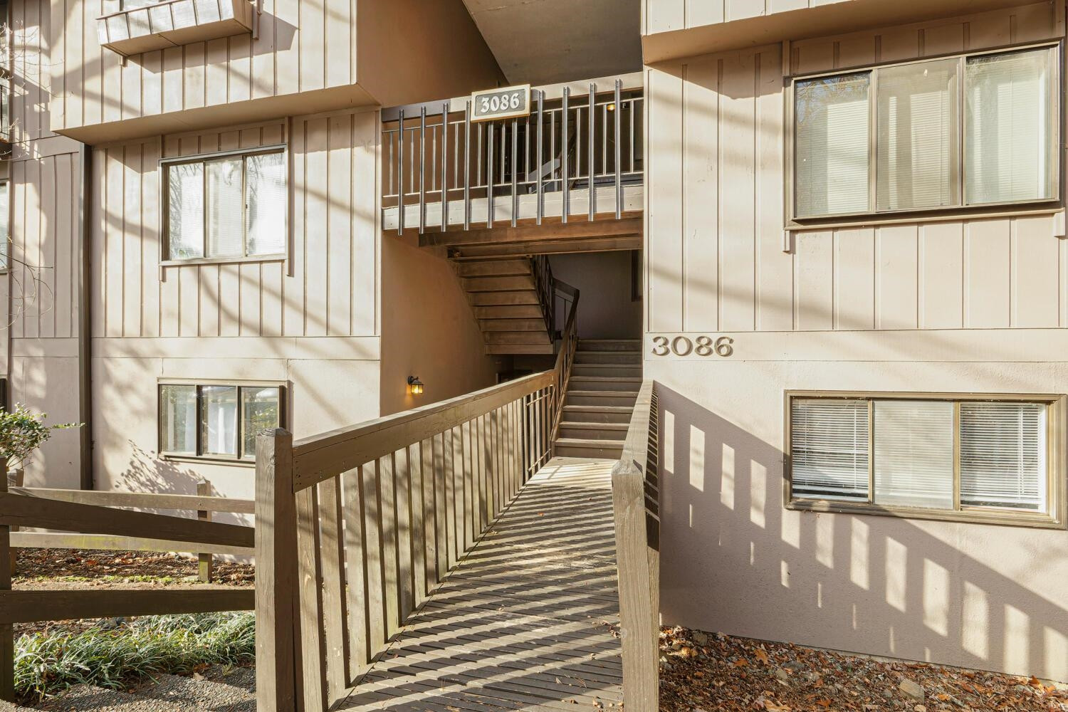 3086 Colony Road, Unit E Durham, NC 27705 - Photo 2 of 30 a view of a balcony with wooden floor