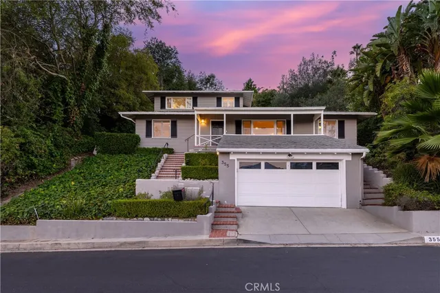 front view of house with a yard