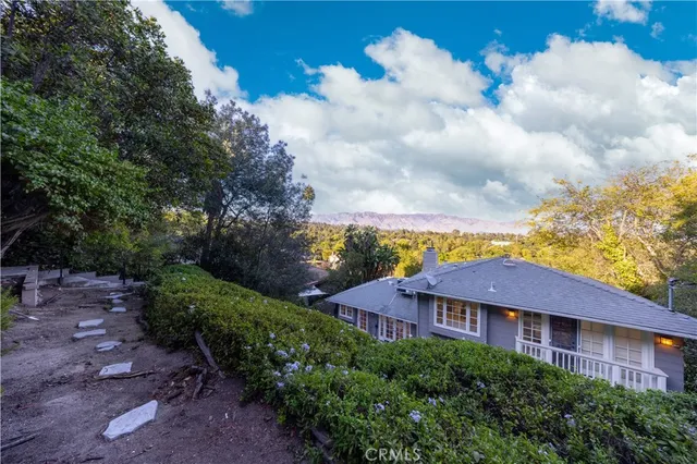 a aerial view of a house