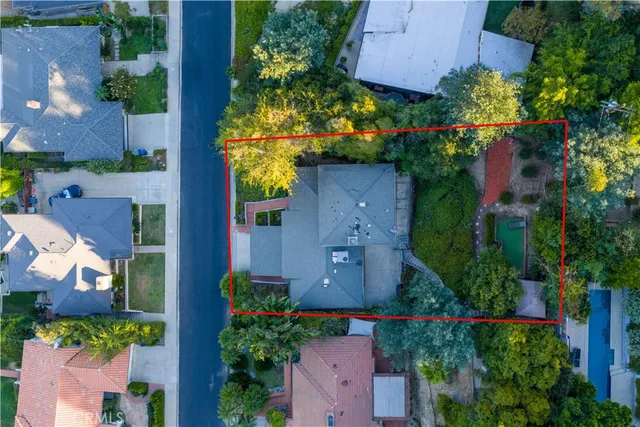 a view of a bunch of flowers