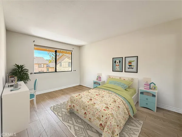 a view of a building with a window