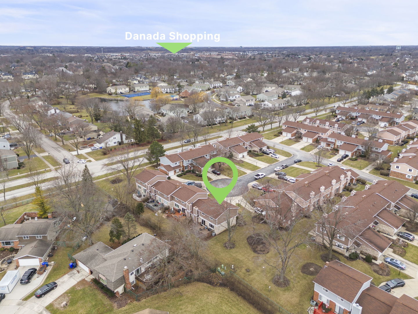 1263 Exeter Court Wheaton, IL 60189 - Photo 4 of 25 an aerial view of multiple house