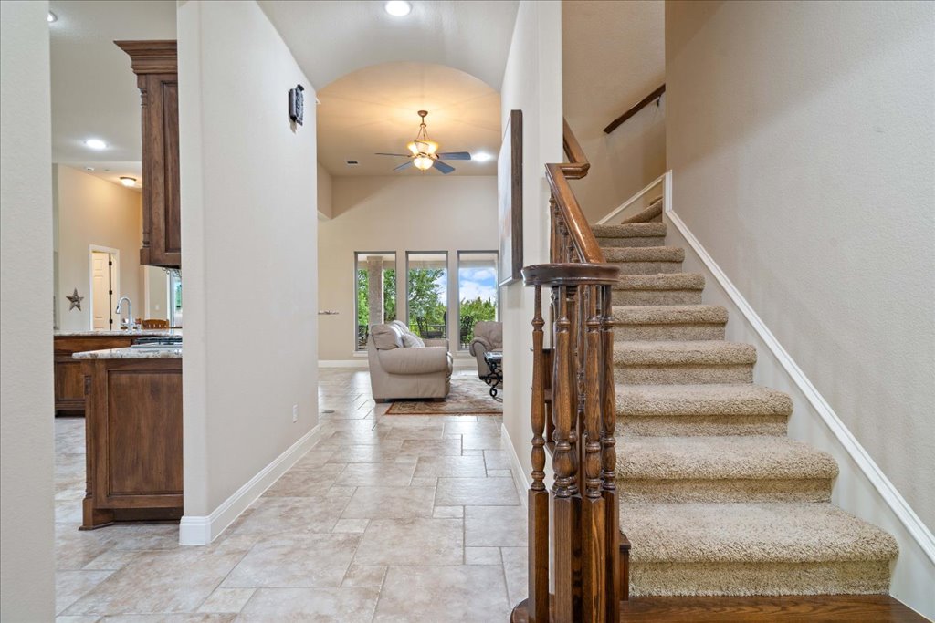 3920 Vail Divide Bee Cave, TX 78738 - Photo 23 of 34 a view of entryway and hall with wooden floor