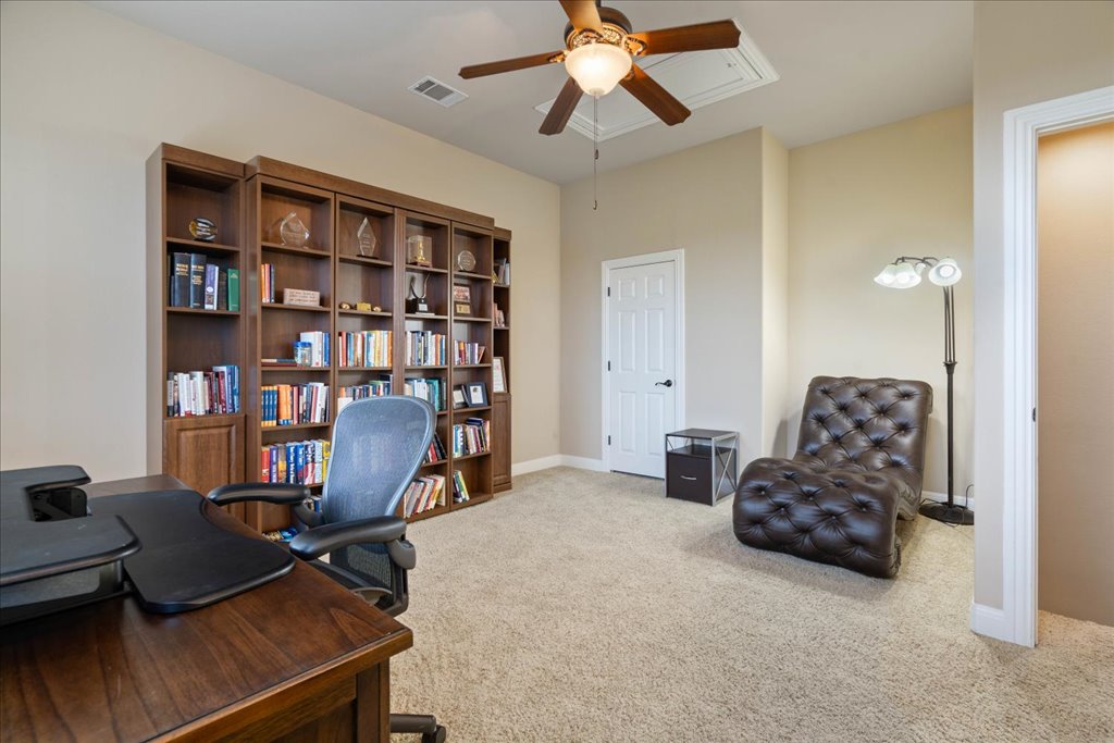 3920 Vail Divide Bee Cave, TX 78738 - Photo 26 of 34 a workspace with a bookshelf