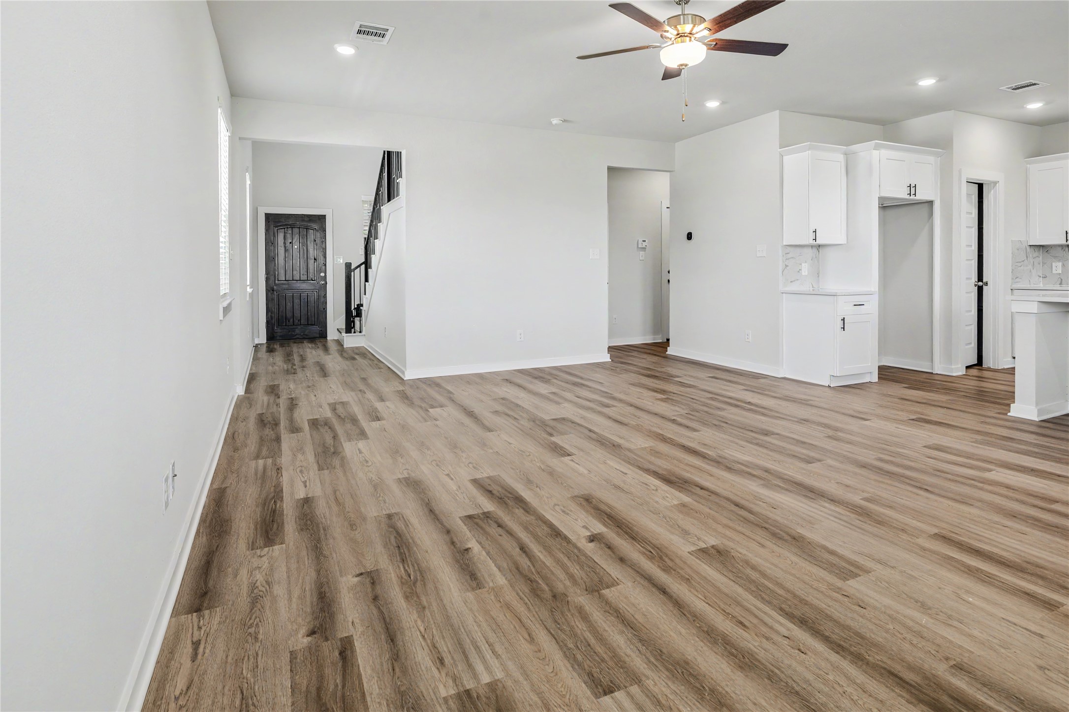6427 Bolinas Court Rosharon, TX 77583 - Photo 8 of 49 a view of empty room with wooden floor