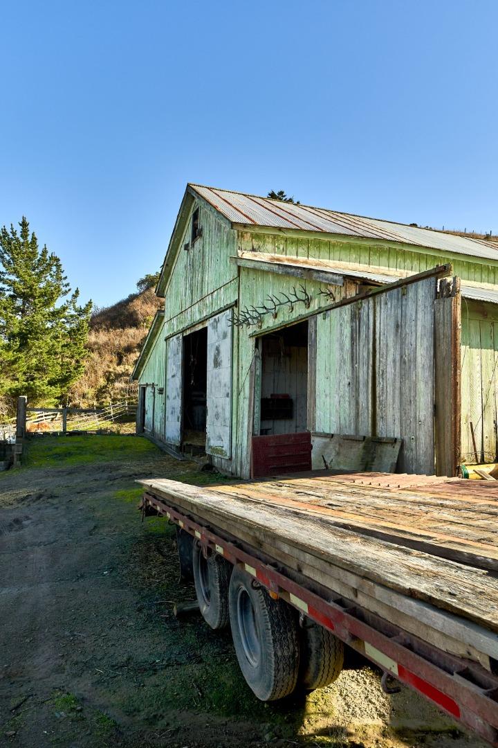 3225 Pomponio Creek Road San Gregorio, CA 94074 - Photo 22 of 24 a view of patio with a fireplace