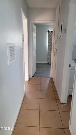 a view of a hallway in a house