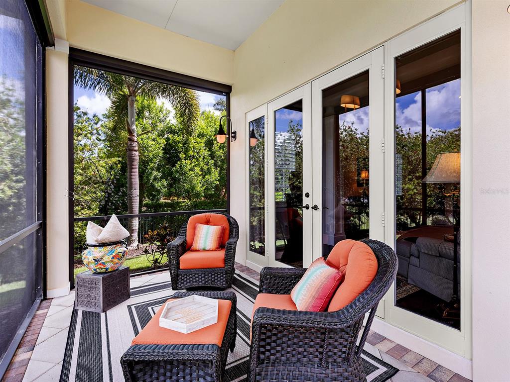 16336 Daysailor Trail Lakewood Ranch, FL 34202 - Photo 38 of 88 a outdoor living space with furniture and garden view