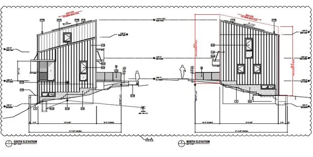 a black and white photo of a building