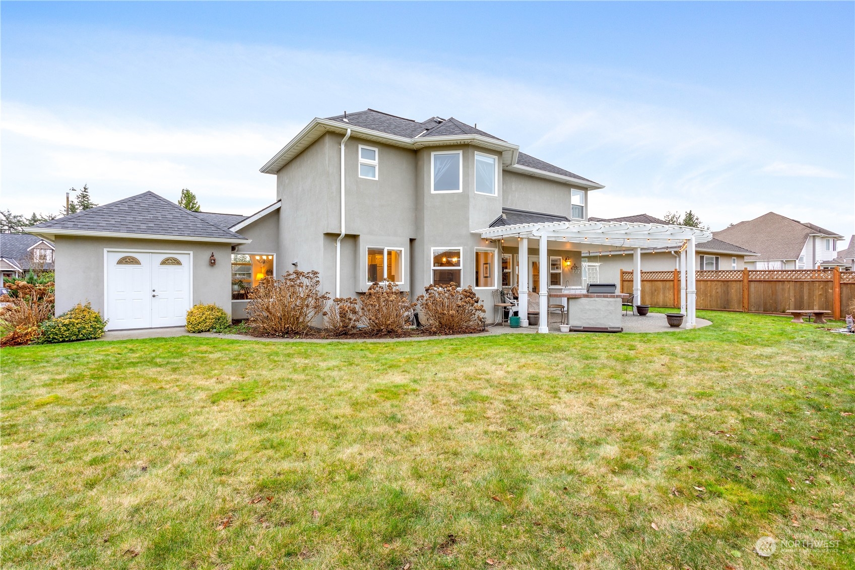 212 Springview Drive Lynden, WA 98264 - Photo 35 of 40 a view of a house with backyard and garden