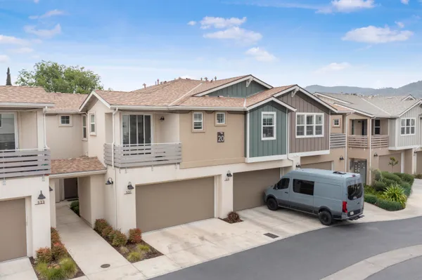 a view of a house with a outdoor space