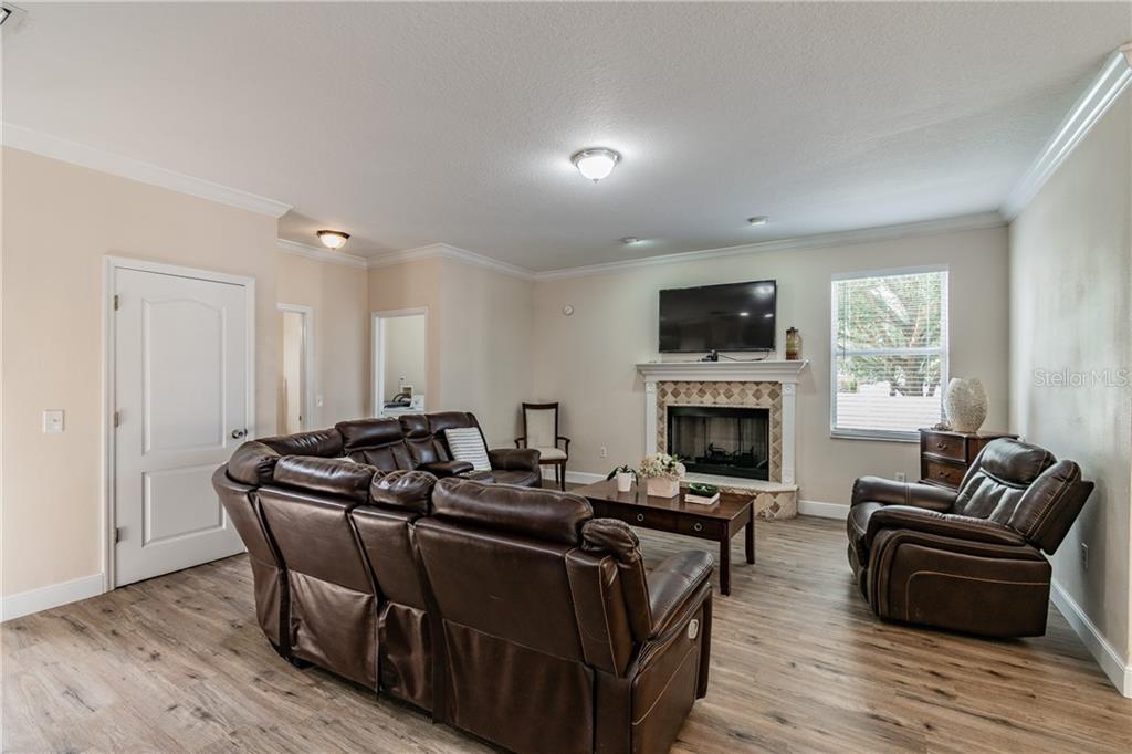 528 North Valrico Road Valrico, FL 33594 - Photo 9 of 60 Family room area with Gas Fireplace