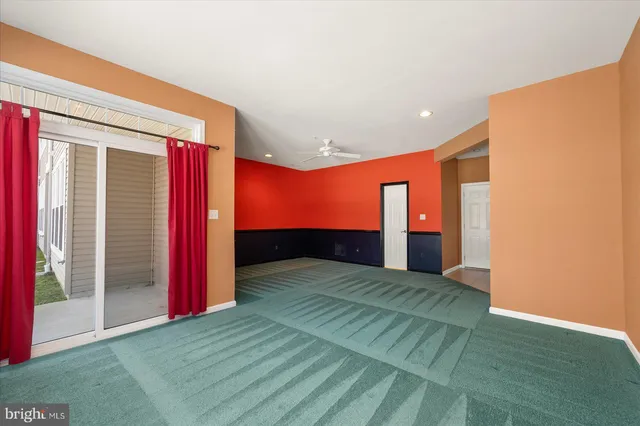 a view of a yard with trees