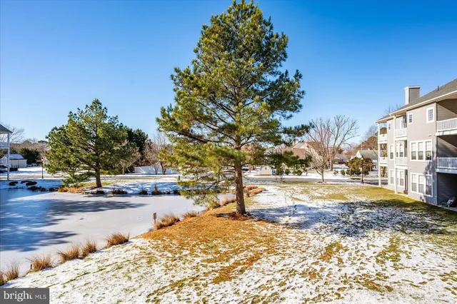 a view of a building with a water fall